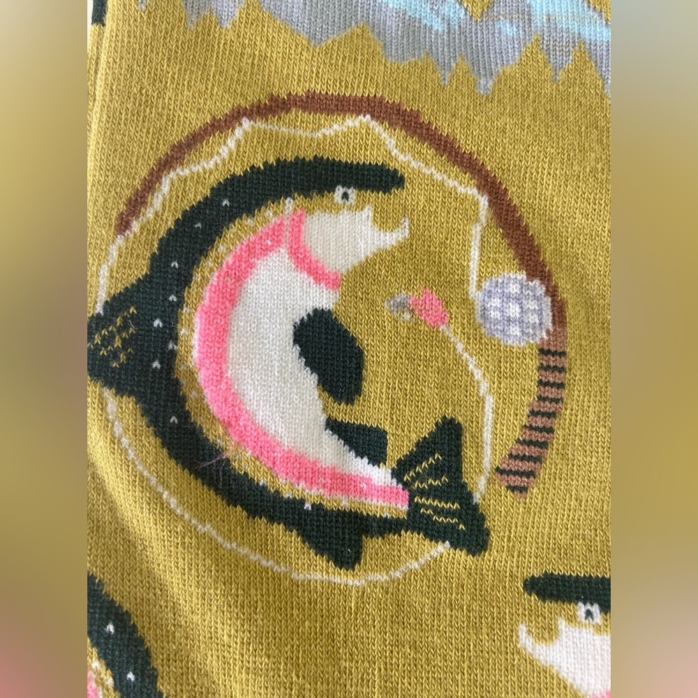 Flying Trout Socks - Picture 2 of 4